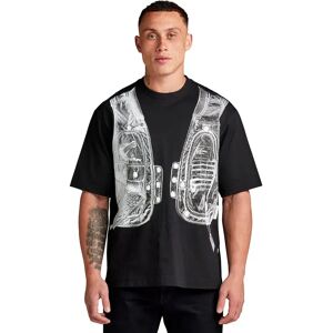 G-star Archive Boxy T Short Sleeve T-shirt Dark Black L Men G-star Archive Boxy T Short Sleeve T-shirt Dark Black L Men