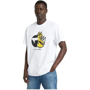 G-star Rhino Cartoon Loose Short Sleeve T-shirt White XL Men G-star Rhino Cartoon Loose Short Sleeve T-shirt White XL Men