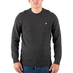 Lyle & Scott Shoulder Sweater Gunmetal M Men Lyle & Scott Shoulder Sweater Gunmetal M Men
