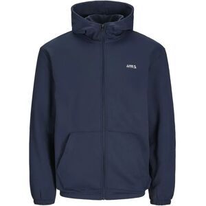 Jack & Jones Basic Zip Plus Size Full Zip Sweatshirt Navy Blazer 5XL Men Jack & Jones Basic Zip Plus Size Full Zip Sweatshirt Navy Blazer 5XL Men