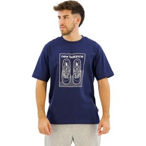 New Balance Relaxed 550 Short Sleeve T-shirt Nb Navy S Men New Balance Relaxed 550 Short Sleeve T-shirt Nb Navy S Men