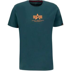 Alpha Industries Basic Ml Short Sleeve T-shirt Force Green 2XL Men Alpha Industries Basic Ml Short Sleeve T-shirt Force Green 2XL Men