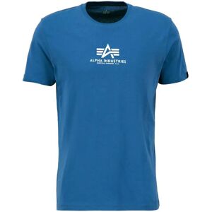 Alpha Industries Basic Ml Short Sleeve T-shirt Naval Blue 2XL Men Alpha Industries Basic Ml Short Sleeve T-shirt Naval Blue 2XL Men
