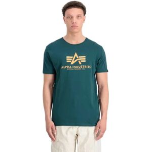 Alpha Industries Basic Short Sleeve T-shirt Force Green XL Men Alpha Industries Basic Short Sleeve T-shirt Force Green XL Men