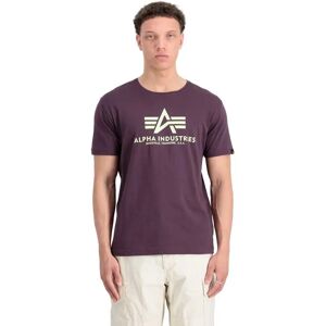 Alpha Industries Basic Short Sleeve T-shirt Plum M Men Alpha Industries Basic Short Sleeve T-shirt Plum M Men