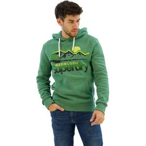 Superdry Cl Great Outdoors Graphic Hoodie Winter Mint Marl S Men Superdry Cl Great Outdoors Graphic Hoodie Winter Mint Marl S Men