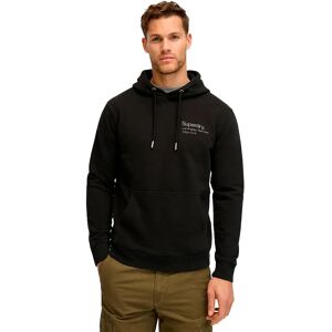 Superdry Core Logo City Loose Hoodie Black S Men Superdry Core Logo City Loose Hoodie Black S Men