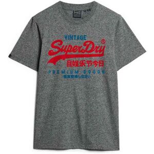Superdry Duo Vintage Logo Short Sleeve T-shirt Karst Black Mega Grit S Men Superdry Duo Vintage Logo Short Sleeve T-shirt Karst Black Mega Grit S Men