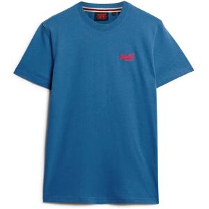 Superdry Essential Logo Embroidered Short Sleeve T-shirt Monaco Blue / Fiery Coral L Men Superdry Essential Logo Embroidered Short Sleeve T-shirt Monaco Blue / Fiery Coral L Men