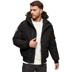 Superdry Everest Faux Fur Bomber Jacket Jet Black L Men Superdry Everest Faux Fur Bomber Jacket Jet Black L Men
