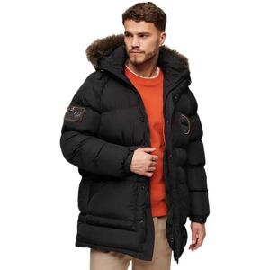 Superdry Everest Longline Baffled Jacket Jet Black L Men Superdry Everest Longline Baffled Jacket Jet Black L Men