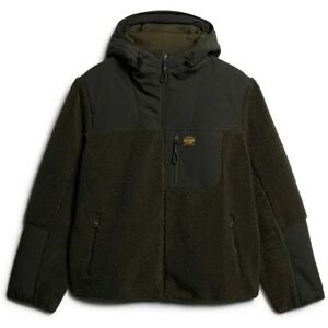 Superdry Expedition Borg Hybrid Jacket Surplus Goods Olive Green 2XL Men Superdry Expedition Borg Hybrid Jacket Surplus Goods Olive Green 2XL Men