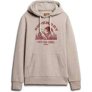 Superdry Lo-fi Outdoor Graphic Hoodie Lavin Beige Marl 2XL Men Superdry Lo-fi Outdoor Graphic Hoodie Lavin Beige Marl 2XL Men
