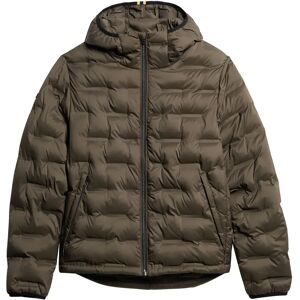 Superdry Quilted Coat Jacket After Dark Brown 3XL Men Superdry Quilted Coat Jacket After Dark Brown 3XL Men