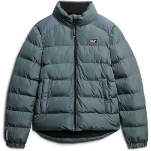 Superdry Sports Puffer Jacket Stormy Weather Blue 2XL Men Superdry Sports Puffer Jacket Stormy Weather Blue 2XL Men