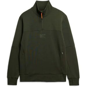 Superdry Tech Half Zip Sweatshirt Dark Moss Green 2XL Men Superdry Tech Half Zip Sweatshirt Dark Moss Green 2XL Men
