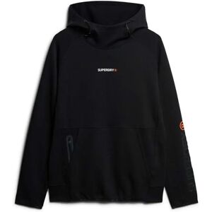 Superdry Tech Logo Loose Hoodie Black 2XL Men Superdry Tech Logo Loose Hoodie Black 2XL Men