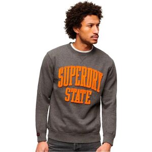 Superdry Vintage Athletic Sweatshirt Charcoal Marl L Men Superdry Vintage Athletic Sweatshirt Charcoal Marl L Men