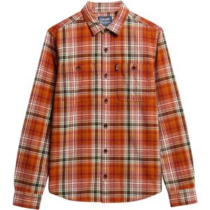 Superdry Vintage Check Overshirt Boseman Check Orange M Men Superdry Vintage Check Overshirt Boseman Check Orange M Men
