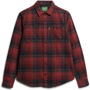 Superdry Vintage Check Overshirt Boseman Check Red L Men Superdry Vintage Check Overshirt Boseman Check Red L Men