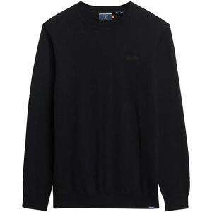 Superdry Vintage Embroidered Cash Sweater Black 3XL Men Superdry Vintage Embroidered Cash Sweater Black 3XL Men