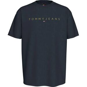 Tommy Jeans Reg Gold Linear Logo Ext Short Sleeve T-shirt Dark Night Navy S Men Tommy Jeans Reg Gold Linear Logo Ext Short Sleeve T-shirt Dark Night Navy S Men