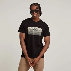 G-star Stacked Old Skool Logo R T Short Sleeve T-shirt Dark Black L Men G-star Stacked Old Skool Logo R T Short Sleeve T-shirt Dark Black L Men