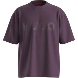 Hugo Boss Dinkee 10259511 Short Sleeve T-shirt Open Purple L Men Hugo Boss Dinkee 10259511 Short Sleeve T-shirt Open Purple L Men