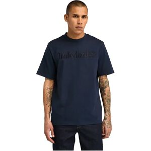 Timberland Embroidery Tonal Short Sleeve T-shirt Dark Sapphire L Men Timberland Embroidery Tonal Short Sleeve T-shirt Dark Sapphire L Men