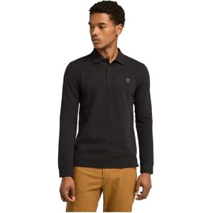 Timberland Millers River Pique Long Sleeve Polo Black 3XL Men Timberland Millers River Pique Long Sleeve Polo Black 3XL Men