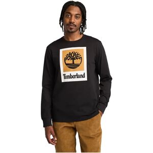 Timberland Stack Logo Colored Long Sleeve T-shirt Black 3XL Men Timberland Stack Logo Colored Long Sleeve T-shirt Black 3XL Men
