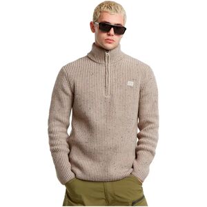 G-star Double Collar Skipper Sweater Whitebait Melange L Men G-star Double Collar Skipper Sweater Whitebait Melange L Men