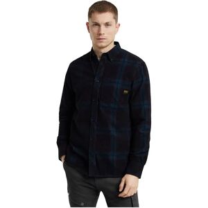 G-star One Pkt Regular Long Sleeve Shirt Dark Black Hank Check XS Men G-star One Pkt Regular Long Sleeve Shirt Dark Black Hank Check XS Men