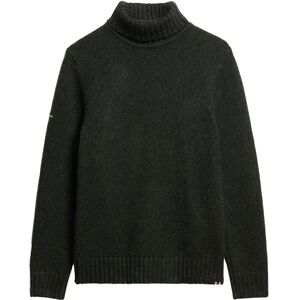 Superdry Brushed High Neck Sweater Washed Black 2XL Men Superdry Brushed High Neck Sweater Washed Black 2XL Men