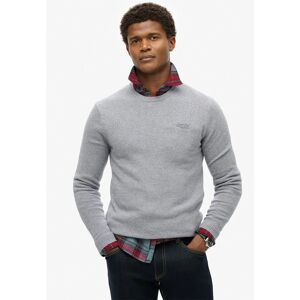 Superdry Essential Slim Fit Sweater Cloud Grey Marl 2XL Men Superdry Essential Slim Fit Sweater Cloud Grey Marl 2XL Men