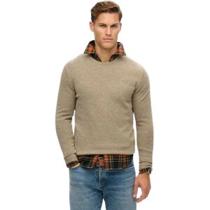 Superdry Essential Slim Fit Sweater Light Brown Marl 2XL Men Superdry Essential Slim Fit Sweater Light Brown Marl 2XL Men
