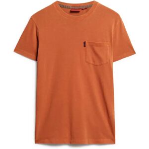 Superdry M1012037A Orange Casual Cotton Short Sleeve T-shirt - T-shirt Superdry M1012037A Orange Casual Cotton Short Sleeve T-shirt - T-shirt