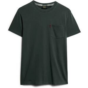 Superdry Essential Washed Pocket Short Sleeve T-shirt Washed Black 2XL Men Superdry Essential Washed Pocket Short Sleeve T-shirt Washed Black 2XL Men