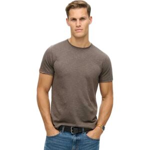 Superdry Raw Edge Slub Short Sleeve T-shirt Dark Grey 2XL Men Superdry Raw Edge Slub Short Sleeve T-shirt Dark Grey 2XL Men
