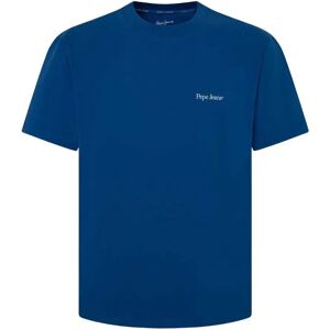 Pepe Jeans Aleph Short Sleeve T-shirt Steel Blue 2XL Men Pepe Jeans Aleph Short Sleeve T-shirt Steel Blue 2XL Men