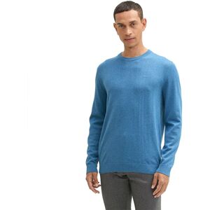 Tom Tailor 1039805 Basic Sweater Ocean Blue Melange M Men Tom Tailor 1039805 Basic Sweater Ocean Blue Melange M Men