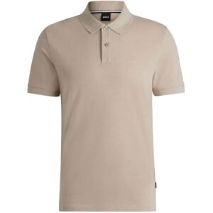Boss Pallas 10241531 Short Sleeve Polo Open Beige 2XL Men Boss Pallas 10241531 Short Sleeve Polo Open Beige 2XL Men