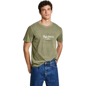 Pepe Jeans Pm509650 Short Sleeve T-shirt Safari Green M Men Pepe Jeans Pm509650 Short Sleeve T-shirt Safari Green M Men