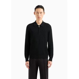 Armani Exchange Xm000129_af10348 Half Zip Sweater Black M Men Armani Exchange Xm000129_af10348 Half Zip Sweater Black M Men