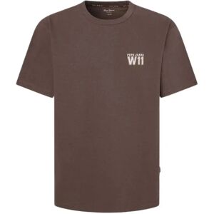Pepe Jeans Alderburgh Short Sleeve T-shirt Walnut Brown 2XL Men Pepe Jeans Alderburgh Short Sleeve T-shirt Walnut Brown 2XL Men