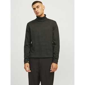 Jack & Jones Basic Sweater Forest Night / Twisted W. Black M Men Jack & Jones Basic Sweater Forest Night / Twisted W. Black M Men