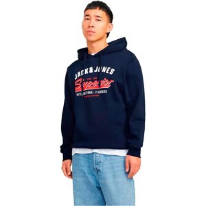 Jack & Jones Logo 2 Col Hoodie Sky Captain L Men Jack & Jones Logo 2 Col Hoodie Sky Captain L Men