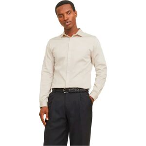 Jack & Jones Parma Long Sleeve Shirt Moonbeam / Super Slim L Men Jack & Jones Parma Long Sleeve Shirt Moonbeam / Super Slim L Men
