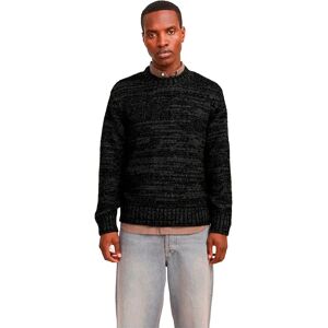 Jack & Jones Winter Space Dye Sweater Black L Men Jack & Jones Winter Space Dye Sweater Black L Men