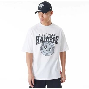 New Era Nfl Helmet Grphc Oversized Las Vegas Raiders Short Sleeve T-shirt White M Men New Era Nfl Helmet Grphc Oversized Las Vegas Raiders Short Sleeve T-shirt White M Men